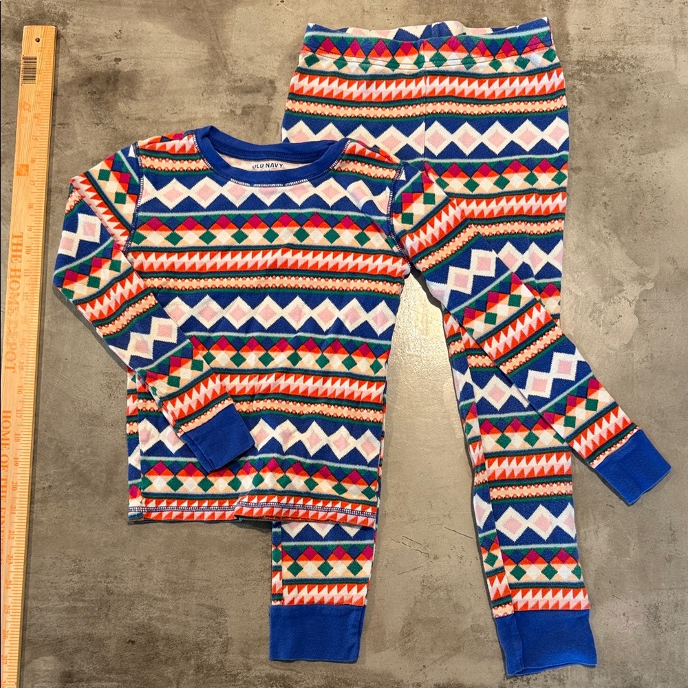 Old Navy Colorful Kids Pajama Set